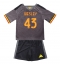 Otroški AS Roma Wesley Franca #43 Replika nogometni dresi kompleti Tretji 2026-27 Kratek Rokav (+ hlače)