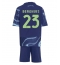 Otroški Ajax Steven Berghuis #23 Replika nogometni dresi kompleti Gostujoči 2025-26 Kratek Rokav (+ hlače)