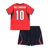 Otroški Anglija Jude Bellingham #10 Replika nogometni dresi kompleti Gostujoči SP 2026 Kratek Rokav (+ hlače)