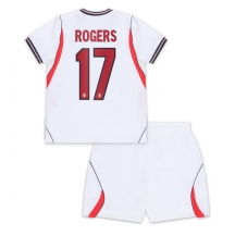 Otroški Anglija Morgan Rogers #17 Replika nogometni dresi kompleti Domači SP 2026 Kratek Rokav (+ hlače)