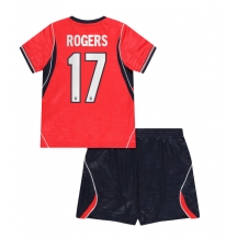 Otroški Anglija Morgan Rogers #17 Replika nogometni dresi kompleti Gostujoči SP 2026 Kratek Rokav (+ hlače)