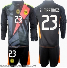 Otroški Argentina Emiliano Martinez #23 Vratar Replika nogometni dresi kompleti Domači Copa America 2024 Dolgi Rokav (+ hlače)