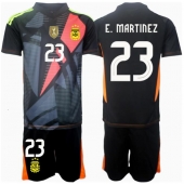 Otroški Argentina Emiliano Martinez #23 Vratar Replika nogometni dresi kompleti Domači Copa America 2024 Kratek Rokav (+ hlače)