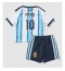 Otroški Argentina Lionel Messi #10 Replika nogometni dresi kompleti Domači SP 2026 Kratek Rokav (+ hlače)