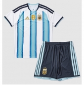 Otroški Argentina Replika nogometni dresi kompleti Domači SP 2026 Kratek Rokav (+ hlače)