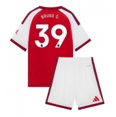 Otroški Arsenal Bruno Guimaraes #39 Replika nogometni dresi kompleti Domači 2026-27 Kratek Rokav (+ hlače)