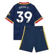 Otroški Arsenal Bruno Guimaraes #39 Replika nogometni dresi kompleti Gostujoči 2026-27 Kratek Rokav (+ hlače)