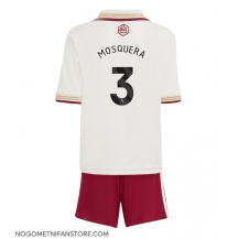 Otroški Arsenal Cristhian Mosquera #3 Replika nogometni dresi kompleti Tretji 2025-26 Kratek Rokav (+ hlače)