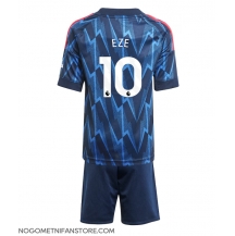 Otroški Arsenal Eberechi Eze #10 Replika nogometni dresi kompleti Gostujoči 2025-26 Kratek Rokav (+ hlače)