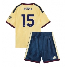 Otroški Arsenal Ezri Konsa #15 Replika nogometni dresi kompleti Tretji 2026-27 Kratek Rokav (+ hlače)