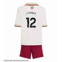 Otroški Arsenal Jurrien Timber #12 Replika nogometni dresi kompleti Tretji 2025-26 Kratek Rokav (+ hlače)