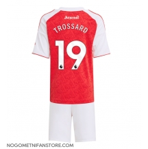 Otroški Arsenal Leandro Trossard #19 Replika nogometni dresi kompleti Domači 2025-26 Kratek Rokav (+ hlače)