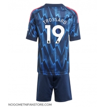 Otroški Arsenal Leandro Trossard #19 Replika nogometni dresi kompleti Gostujoči 2025-26 Kratek Rokav (+ hlače)