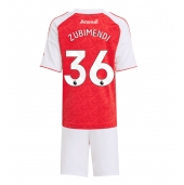 Otroški Arsenal Martin Zubimendi #36 Replika nogometni dresi kompleti Domači 2025-26 Kratek Rokav (+ hlače)