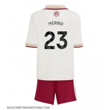 Otroški Arsenal Mikel Merino #23 Replika nogometni dresi kompleti Tretji 2025-26 Kratek Rokav (+ hlače)