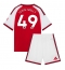 Otroški Arsenal Myles Lewis-Skelly #49 Replika nogometni dresi kompleti Domači 2026-27 Kratek Rokav (+ hlače)