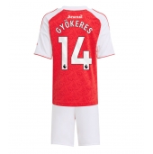 Otroški Arsenal Viktor Gyokeres #14 Replika nogometni dresi kompleti Domači 2025-26 Kratek Rokav (+ hlače)
