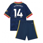 Otroški Arsenal Viktor Gyokeres #14 Replika nogometni dresi kompleti Gostujoči 2026-27 Kratek Rokav (+ hlače)