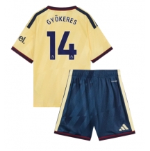 Otroški Arsenal Viktor Gyokeres #14 Replika nogometni dresi kompleti Tretji 2026-27 Kratek Rokav (+ hlače)