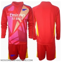 Otroški Arsenal Vratar Replika nogometni dresi kompleti Gostujoči 2024-25 Dolgi Rokav (+ hlače)