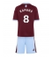 Otroški Aston Villa Boubacar Kamara #8 Replika nogometni dresi kompleti Domači 2026-27 Kratek Rokav (+ hlače)