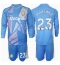 Otroški Aston Villa Emiliano Martinez #23 Vratar Replika nogometni dresi kompleti Tretji 2024-25 Dolgi Rokav (+ hlače)
