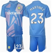 Otroški Aston Villa Emiliano Martinez #23 Vratar Replika nogometni dresi kompleti Tretji 2024-25 Kratek Rokav (+ hlače)