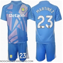 Otroški Aston Villa Emiliano Martinez #23 Vratar Replika nogometni dresi kompleti Tretji 2024-25 Kratek Rokav (+ hlače)
