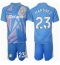 Otroški Aston Villa Emiliano Martinez #23 Vratar Replika nogometni dresi kompleti Tretji 2024-25 Kratek Rokav (+ hlače)
