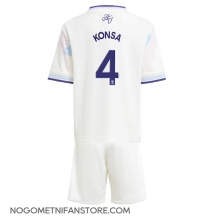 Otroški Aston Villa Ezri Konsa #4 Replika nogometni dresi kompleti Tretji 2025-26 Kratek Rokav (+ hlače)