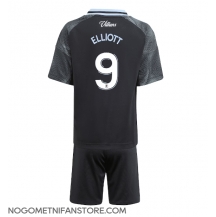 Otroški Aston Villa Harvey Elliott #9 Replika nogometni dresi kompleti Gostujoči 2025-26 Kratek Rokav (+ hlače)