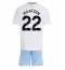 Otroški Aston Villa Ian Maatsen #22 Replika nogometni dresi kompleti Gostujoči 2024-25 Kratek Rokav (+ hlače)