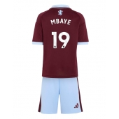 Otroški Aston Villa Ibrahim Mbaye #19 Replika nogometni dresi kompleti Domači 2026-27 Kratek Rokav (+ hlače)