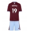 Otroški Aston Villa Ibrahim Mbaye #19 Replika nogometni dresi kompleti Domači 2026-27 Kratek Rokav (+ hlače)
