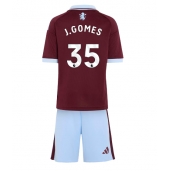 Otroški Aston Villa Joao Gomes #35 Replika nogometni dresi kompleti Domači 2026-27 Kratek Rokav (+ hlače)