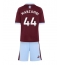 Otroški Aston Villa Johan Manzambi #44 Replika nogometni dresi kompleti Domači 2026-27 Kratek Rokav (+ hlače)