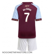 Otroški Aston Villa John McGinn #7 Replika nogometni dresi kompleti Domači 2025-26 Kratek Rokav (+ hlače)