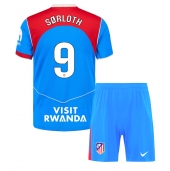 Otroški Atletico Madrid Alexander Sorloth #9 Replika nogometni dresi kompleti Tretji 2025-26 Kratek Rokav (+ hlače)