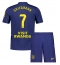 Otroški Atletico Madrid Antoine Griezmann #7 Replika nogometni dresi kompleti Gostujoči 2025-26 Kratek Rokav (+ hlače)