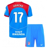 Otroški Atletico Madrid David Hancko #17 Replika nogometni dresi kompleti Tretji 2025-26 Kratek Rokav (+ hlače)