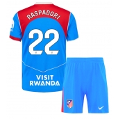 Otroški Atletico Madrid Giacomo Raspadori #22 Replika nogometni dresi kompleti Tretji 2025-26 Kratek Rokav (+ hlače)