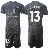 Otroški Atletico Madrid Jan Oblak #13 Vratar Replika nogometni dresi kompleti Domači 2024-25 Kratek Rokav (+ hlače)