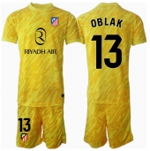 Otroški Atletico Madrid Jan Oblak #13 Vratar Replika nogometni dresi kompleti Tretji 2024-25 Kratek Rokav (+ hlače)