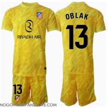 Otroški Atletico Madrid Jan Oblak #13 Vratar Replika nogometni dresi kompleti Tretji 2024-25 Kratek Rokav (+ hlače)