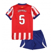 Otroški Atletico Madrid Johnny Cardoso #5 Replika nogometni dresi kompleti Domači 2026-27 Kratek Rokav (+ hlače)