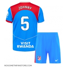 Otroški Atletico Madrid Johnny Cardoso #5 Replika nogometni dresi kompleti Tretji 2025-26 Kratek Rokav (+ hlače)