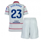 Otroški Atletico Madrid Morten Hjulmand #23 Replika nogometni dresi kompleti Tretji 2026-27 Kratek Rokav (+ hlače)