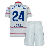 Otroški Atletico Madrid Robin Le Normand #24 Replika nogometni dresi kompleti Tretji 2026-27 Kratek Rokav (+ hlače)