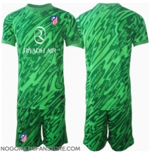 Otroški Atletico Madrid Vratar Replika nogometni dresi kompleti Gostujoči 2024-25 Kratek Rokav (+ hlače)