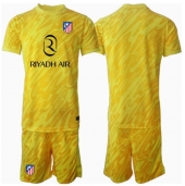 Otroški Atletico Madrid Vratar Replika nogometni dresi kompleti Tretji 2024-25 Kratek Rokav (+ hlače)
